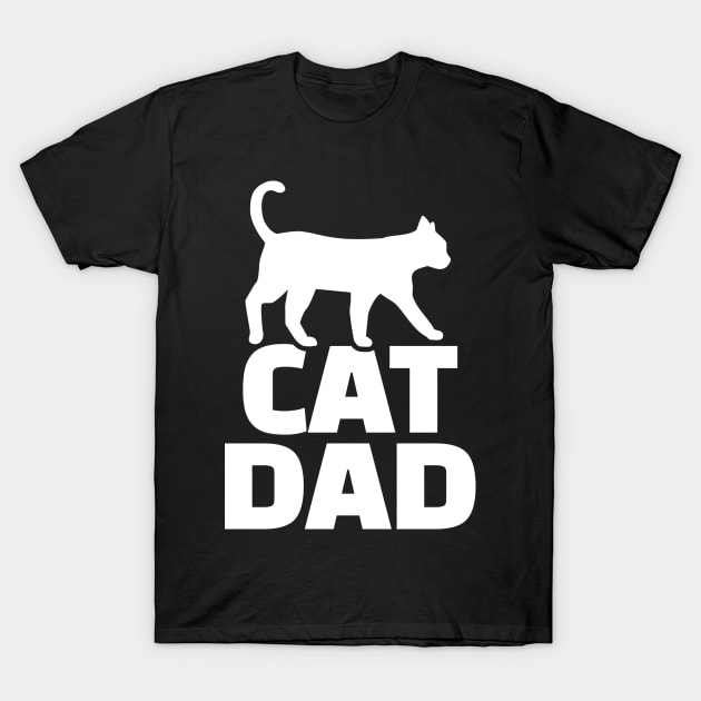 Cat Dad T-Shirt by Designzz